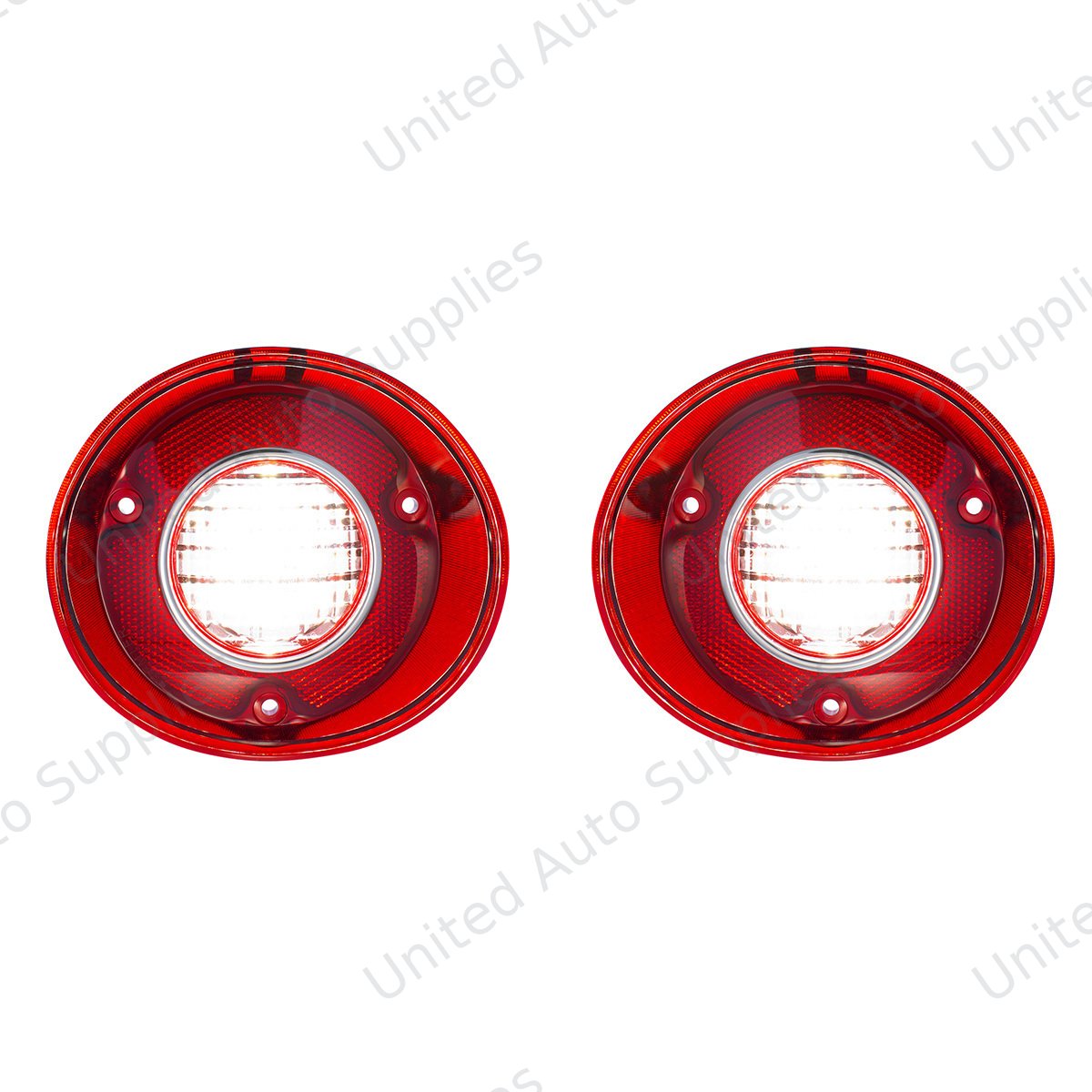 34 White LED Backup Light For 1972 Chevy Chevelle SS & Malibu (Pair)