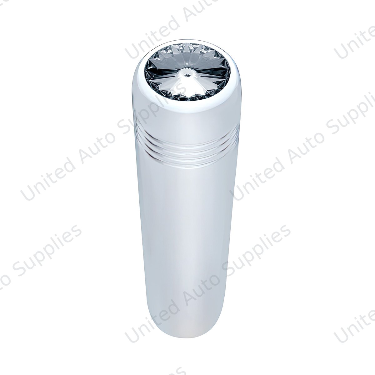 Long Chrome Switch Extension With Color Crystal For Kenworth - Smoke Crystal