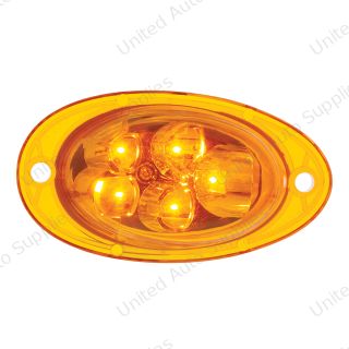 5 LED Turn Signal Light For 2008-2017 Freightliner Cascadia - Slope Lens