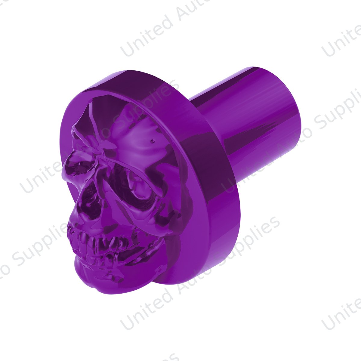 Skull Air Valve Knob - Candy Purple