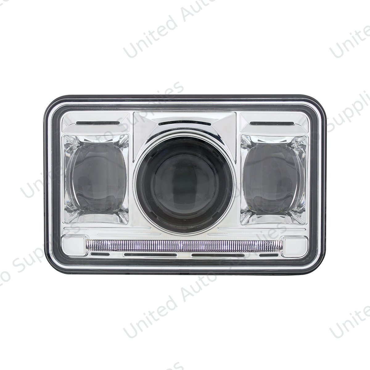 ULTRALIT - 11 High Power LED 4" X 6" Projection Headlight - High Beam
