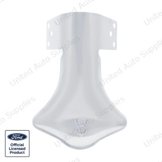 Stainless Exhaust Deflector With "V8" Logo