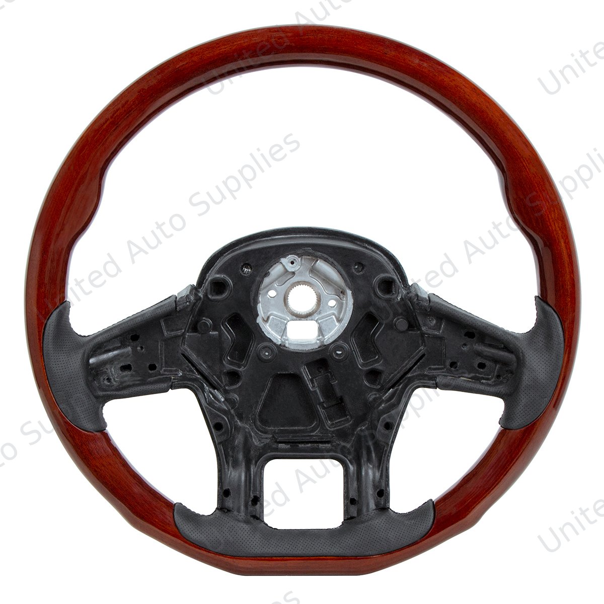 18" YourGrip Wood Steering Wheel For 2012-2021 Peterbilt 579 & 2013-2021 Kenworth T680