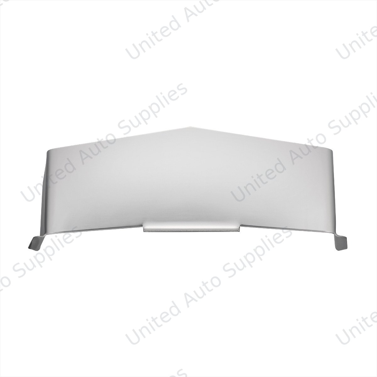 Stainless Steel Visor For 4" X 6" Rectangular Headlight, Flat Top Style