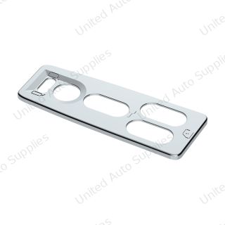 Chrome Window Switch Cover For 2008-2017 Freightliner Cascadia - Driver-5 Openings