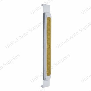 Mirror Bracket With 11 LED 17" Light Bar & Bezel - Amber LED/Amber Lens