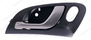 Interior Door Handle Front LH Plastic Silver Lever + Black Housing for 2002-2006 Acura RSX