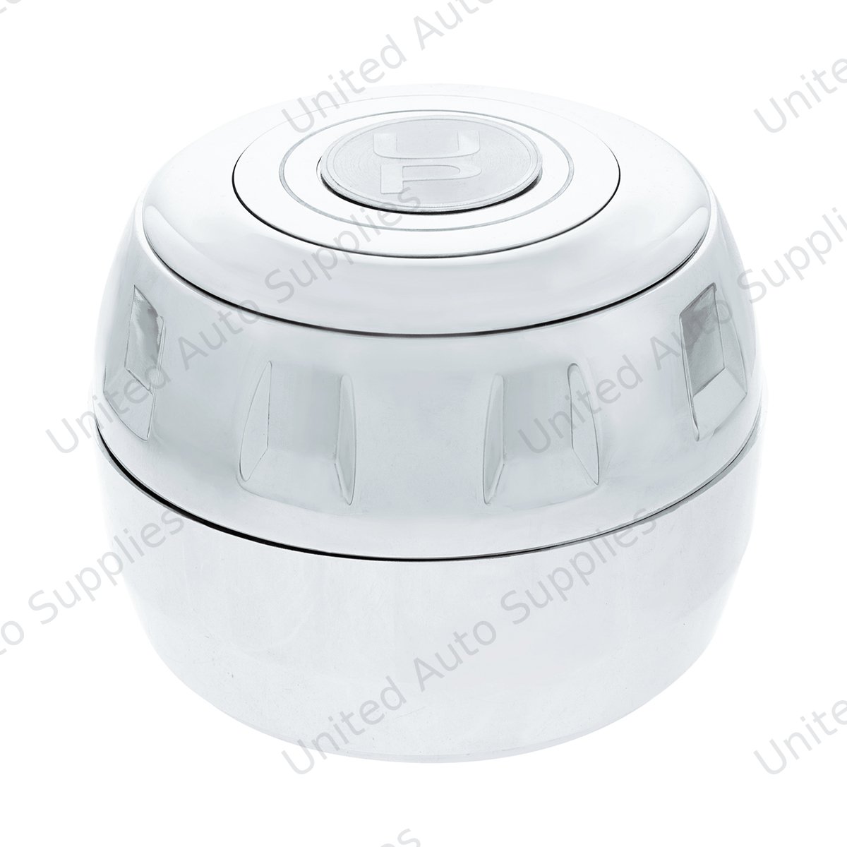 Chrome Steering Wheel Hub & Horn Button Kit For 2014-2026 Kenworth T680 & Peterbilt 579