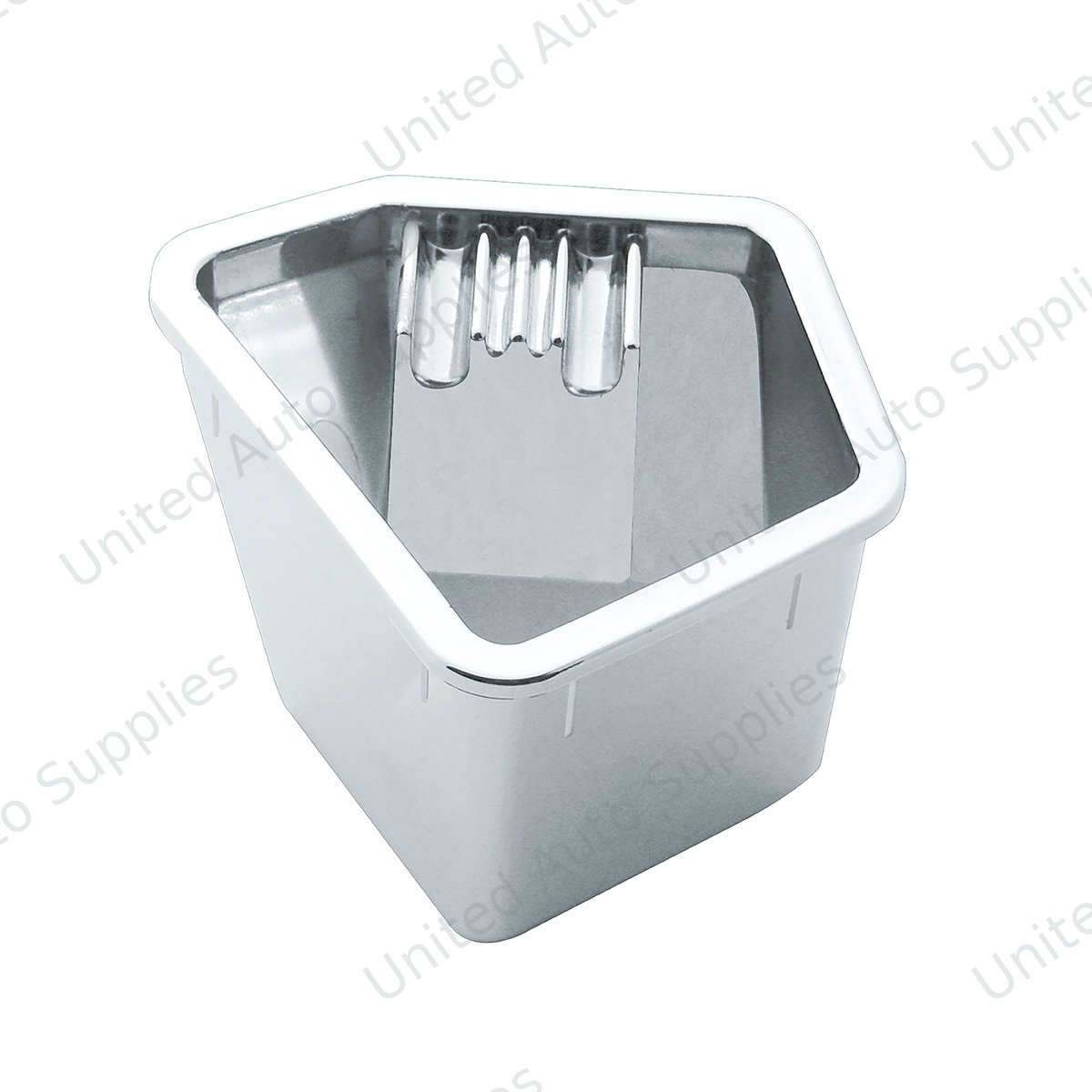 Chrome Plastic Ash Tray Insert For 1998-2002 Freightliner Century