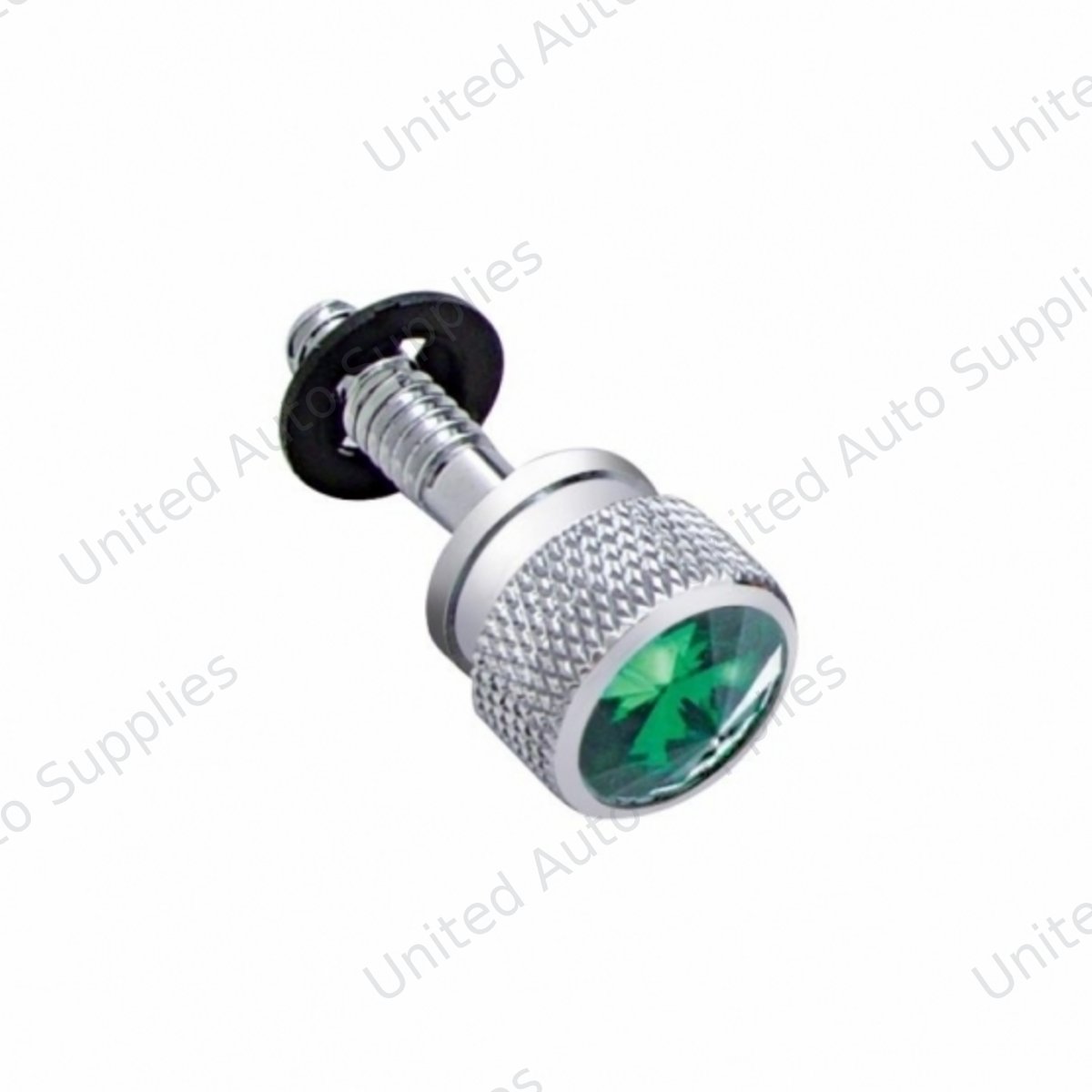 Dash Screw With Green Crystal For Peterbilt (2001-2005)(Bulk)