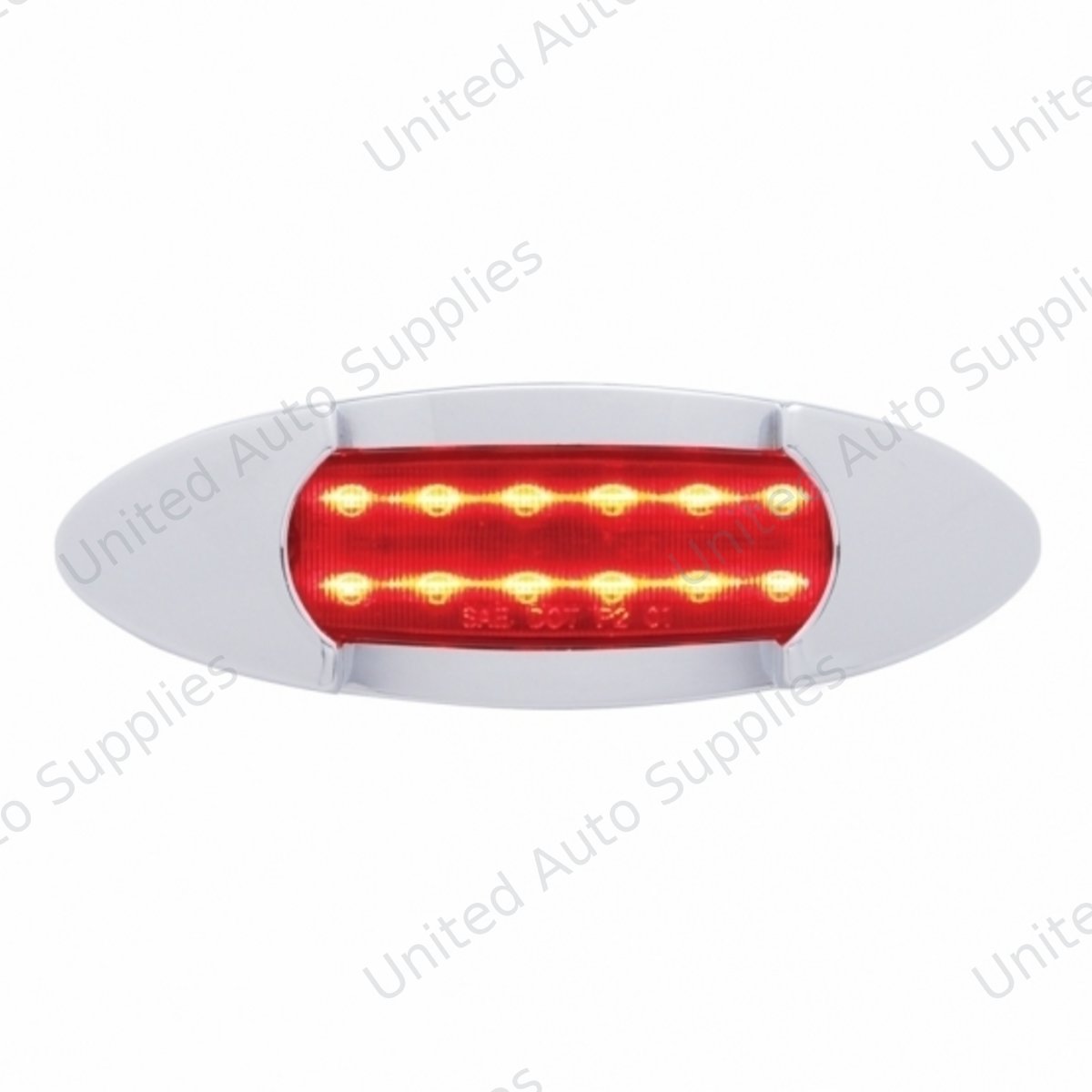 12 LED Maverick Light (Clearance/Marker) - Red LED/Red Lens