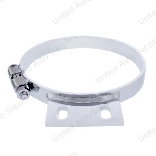 7" Chrome Cab Exhaust Clamp For Peterbilt