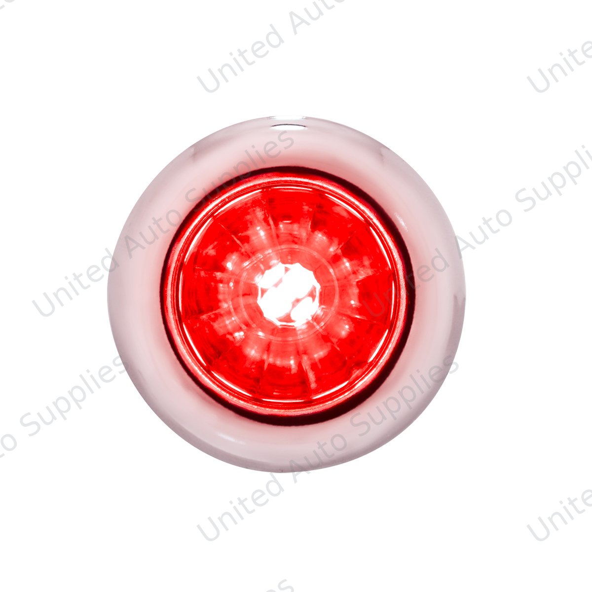 4 LED Dual Function 3/4" Mini Watermelon Light (Clearance/Marker) - Red LED/Red Lens