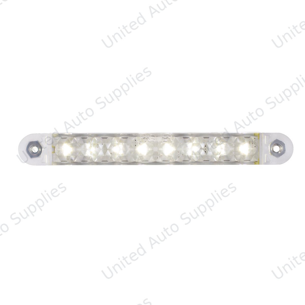 5" 8 White LED Light Strip With 2-Wire Connection