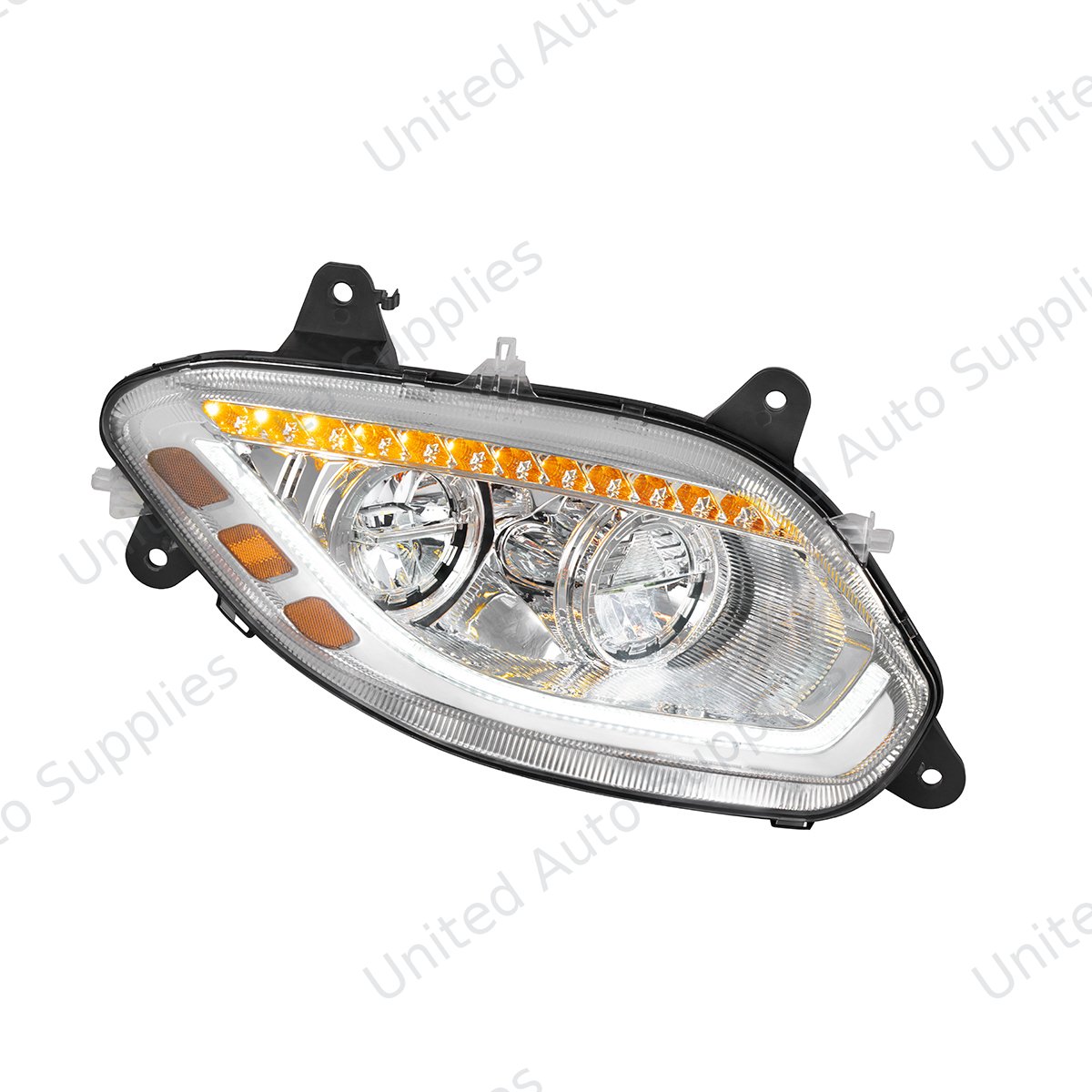 Chrome 86 LED Headlight For 2018-2026 International LT- Passenger