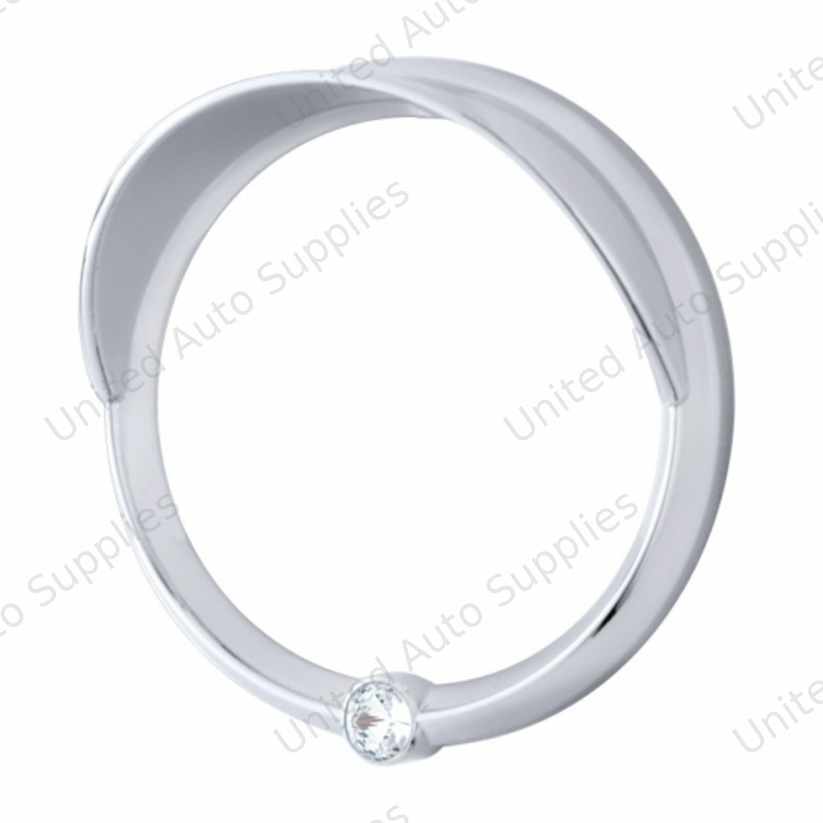 Signature Series Speed/Tachometer Gauge Cover With Visor For Freightliner -Clear Crystal