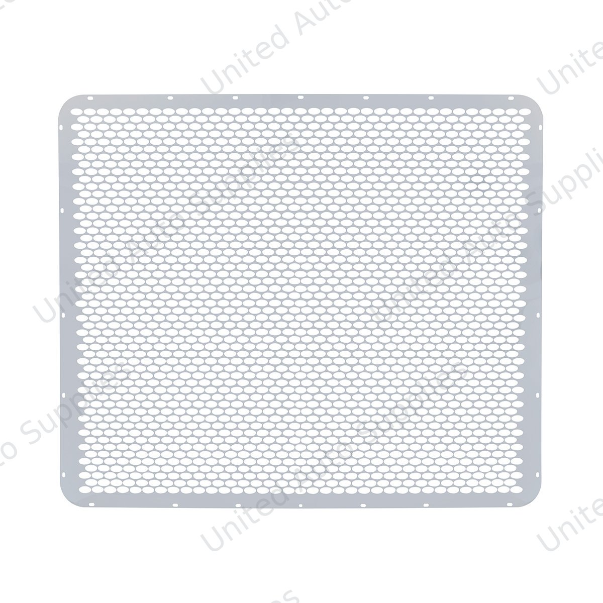 430 Stainless Grille Mesh For Peterbilt 379 With Extended Hood - Alternating Oval Holes