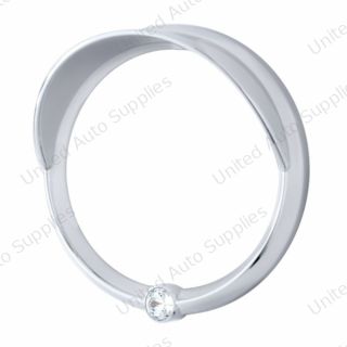 Signature Series Speed/Tachometer Gauge Cover With Visor For Freightliner -Clear Crystal