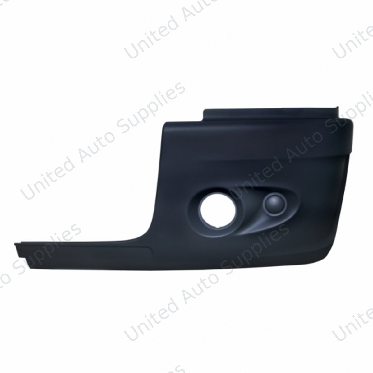 Bumper End With 1 Fog Light Hole For 2005-2010 Freightliner Century - Driver