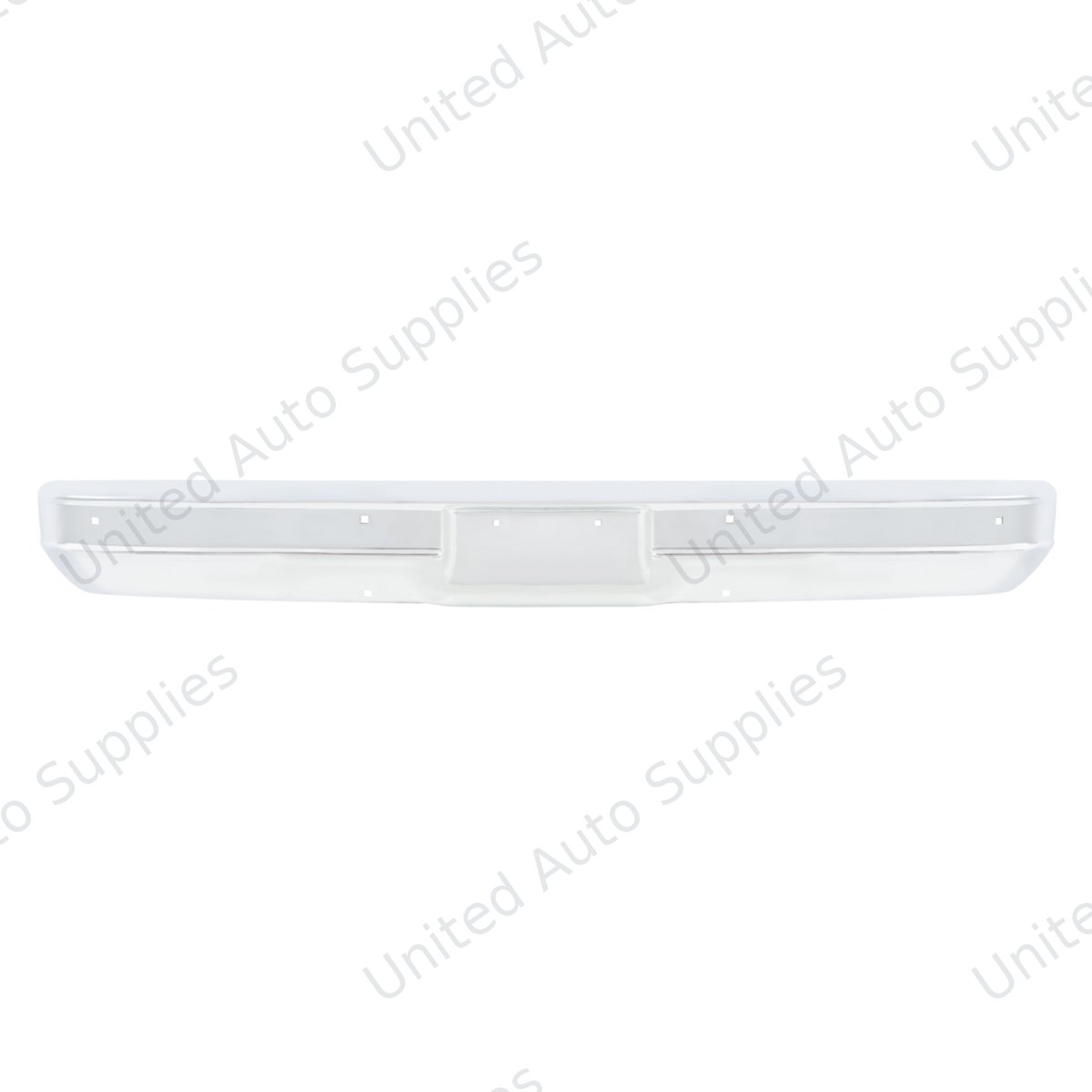 Chrome Bumper Without Impact Strip Holes For 1973-80 Chevy & GMC Truck, Front