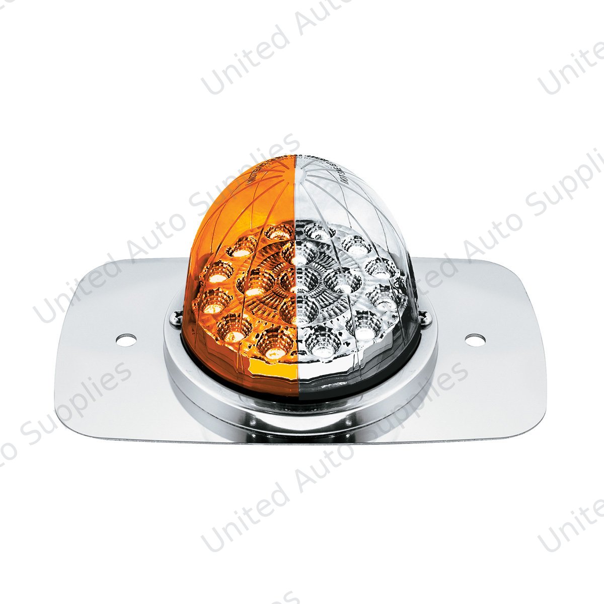 304 SS Turn Signal Light Kit W/ 17 LED Double Fury Watermelon For 2008-2017 FL Cascadia-Amber & White LED