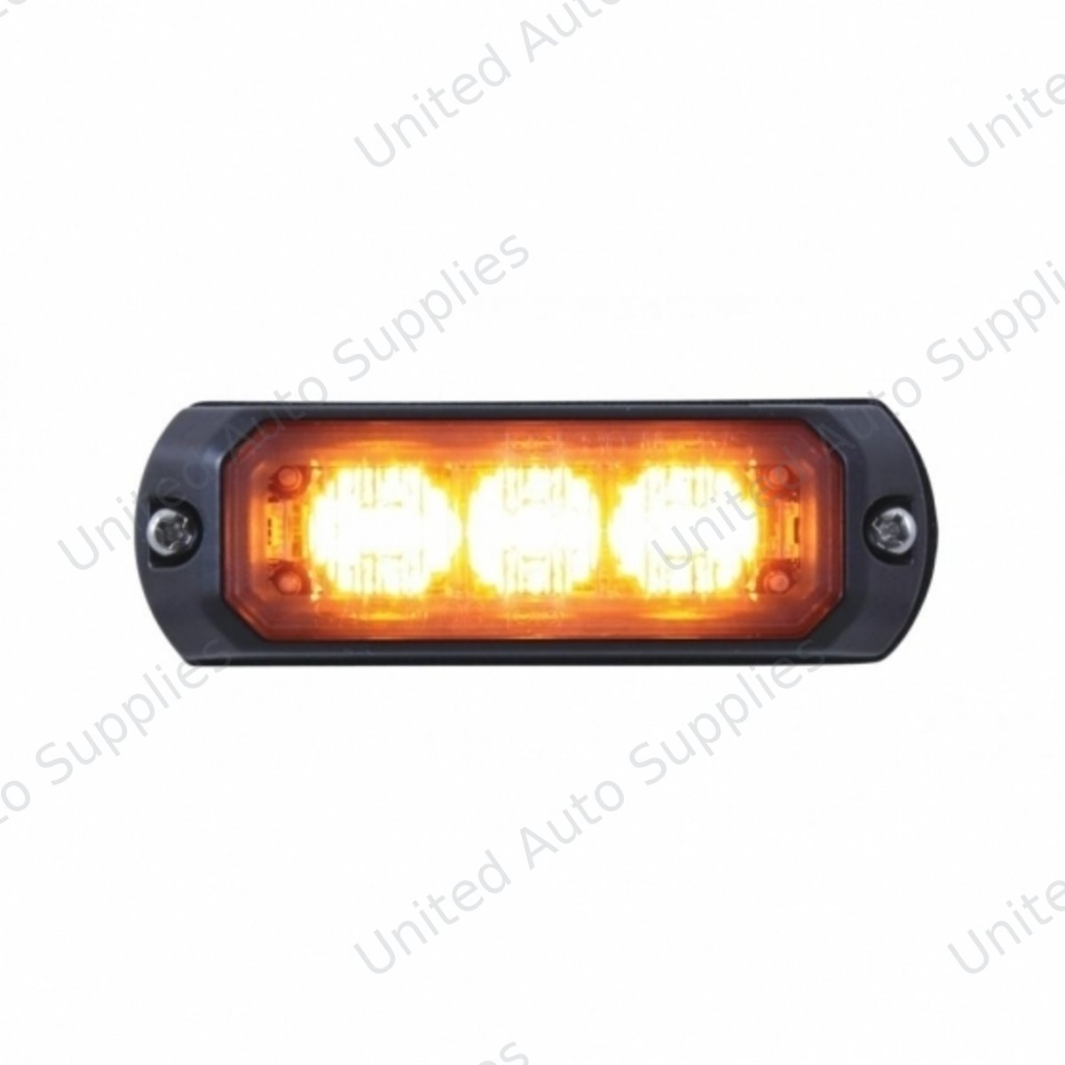 3 LED Mini Warning Light - Amber LED (Bulk)