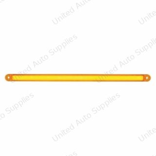GloLight 24 LED Dual Function 12" Turn Signal Light Bar - Amber LED & Lens (Card)