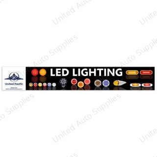 46" X 7" LED Header Sign