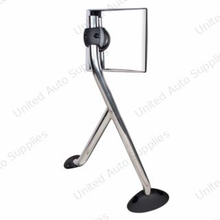 Chrome Hood Mirror Assembly For 2006-2017 International Prostar - Driver