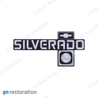 "Silverado" Dash Emblem For 1981-87 Chevy Truck