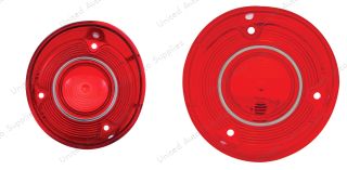 Tail Light Lens With Trim For 1972 Chevy Chevelle SS/Malibu - L/H and R/H (2pcs)