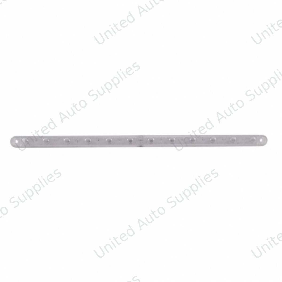 12 LED 12" Ultra Slim Light Bar Only (Turn Signal) - Amber LED/Clear Lens (Bulk)