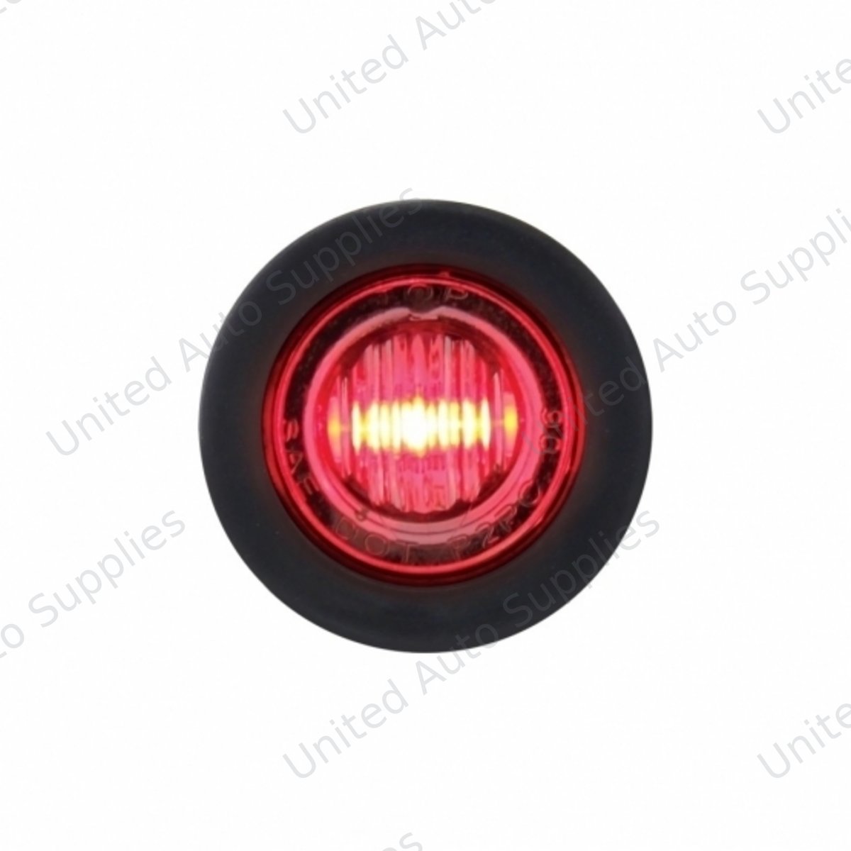 3 LED 3/4" Mini Light (Clearance/Marker) - Red LED/Clear Lens