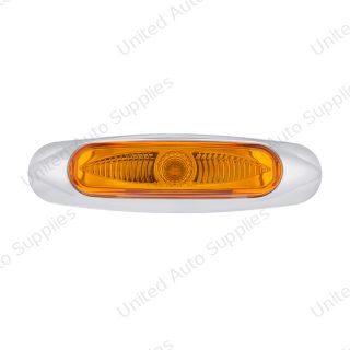 5-3/4" Wide 3 LED ViperEye Light (Clearance/Marker) - Amber LED/Amber Lens