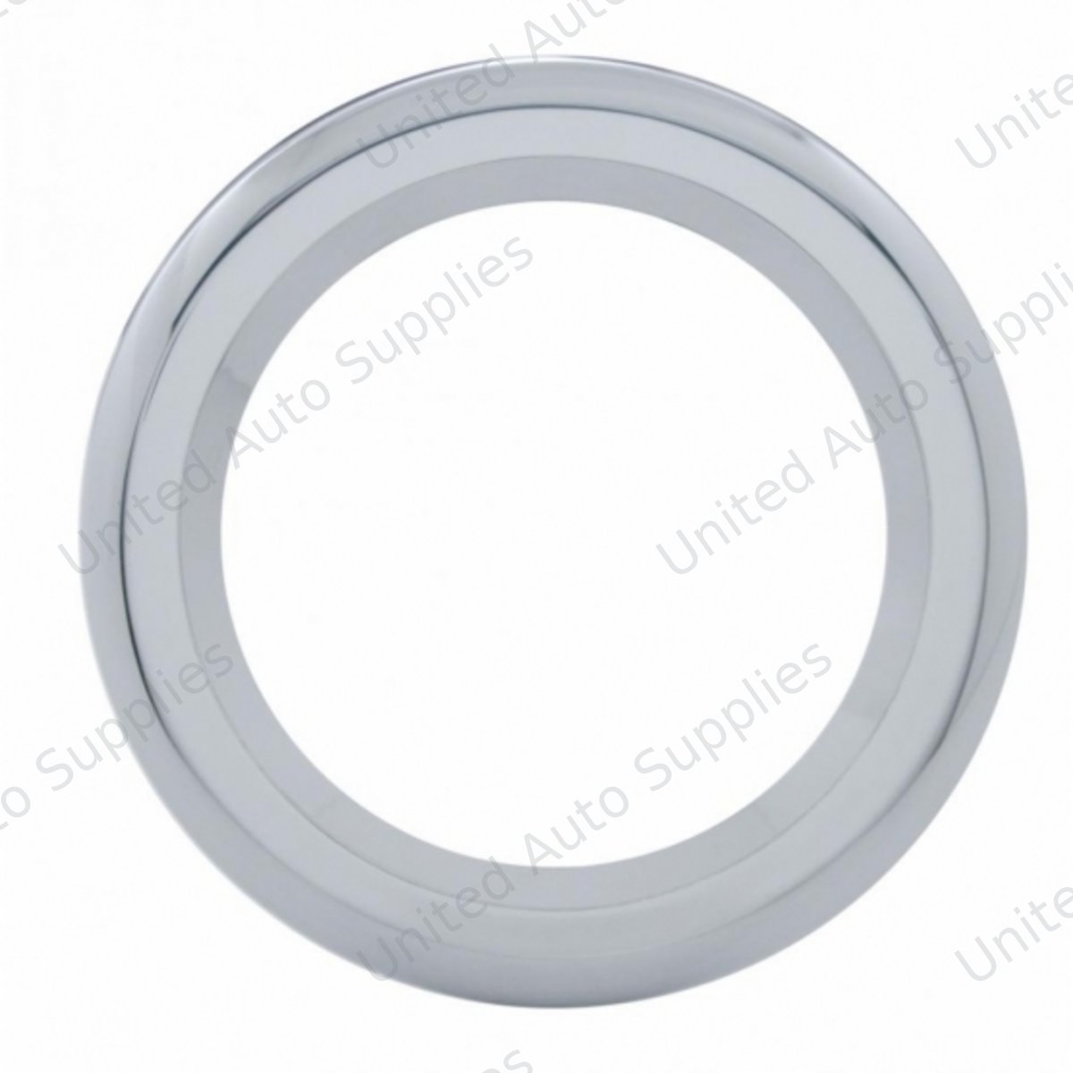 Chrome Twist-On Light Bezel For 4" Round Light Grommet