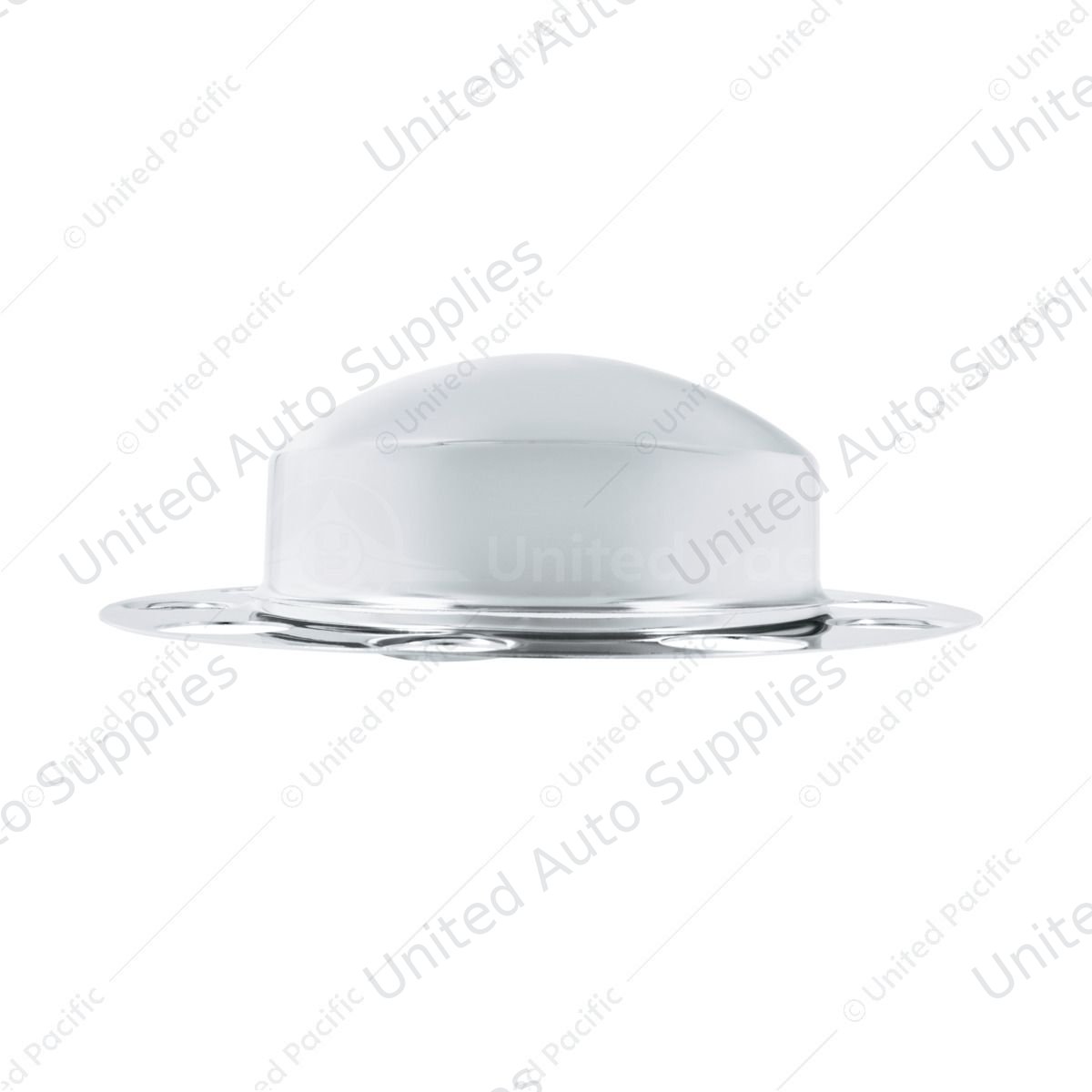 Chrome Dome Front Axle Cover 2PC Kit For 1-1/2" Nut Cover - Aluminum Wheel (2-Pack)