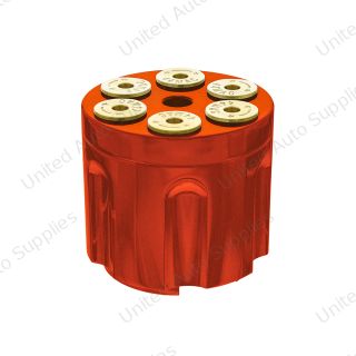Gun Cylinder 13/15/18 Speed Gearshift Knob - Cadmium Orange