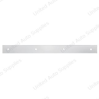 2" X 24" 304 Stainless Steel Top Mud Flap Plate - Bolt Thru