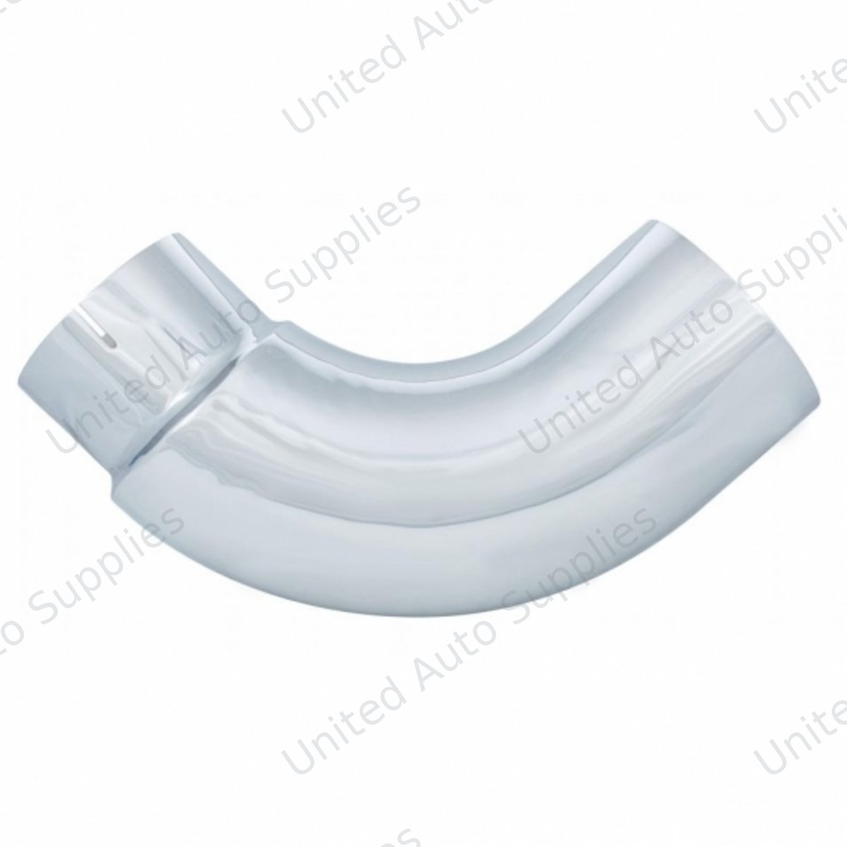Chrome 90 Degree Exhaust Elbow, Reduce 7" O.D. To 5" O.D. - 24" X 24"
