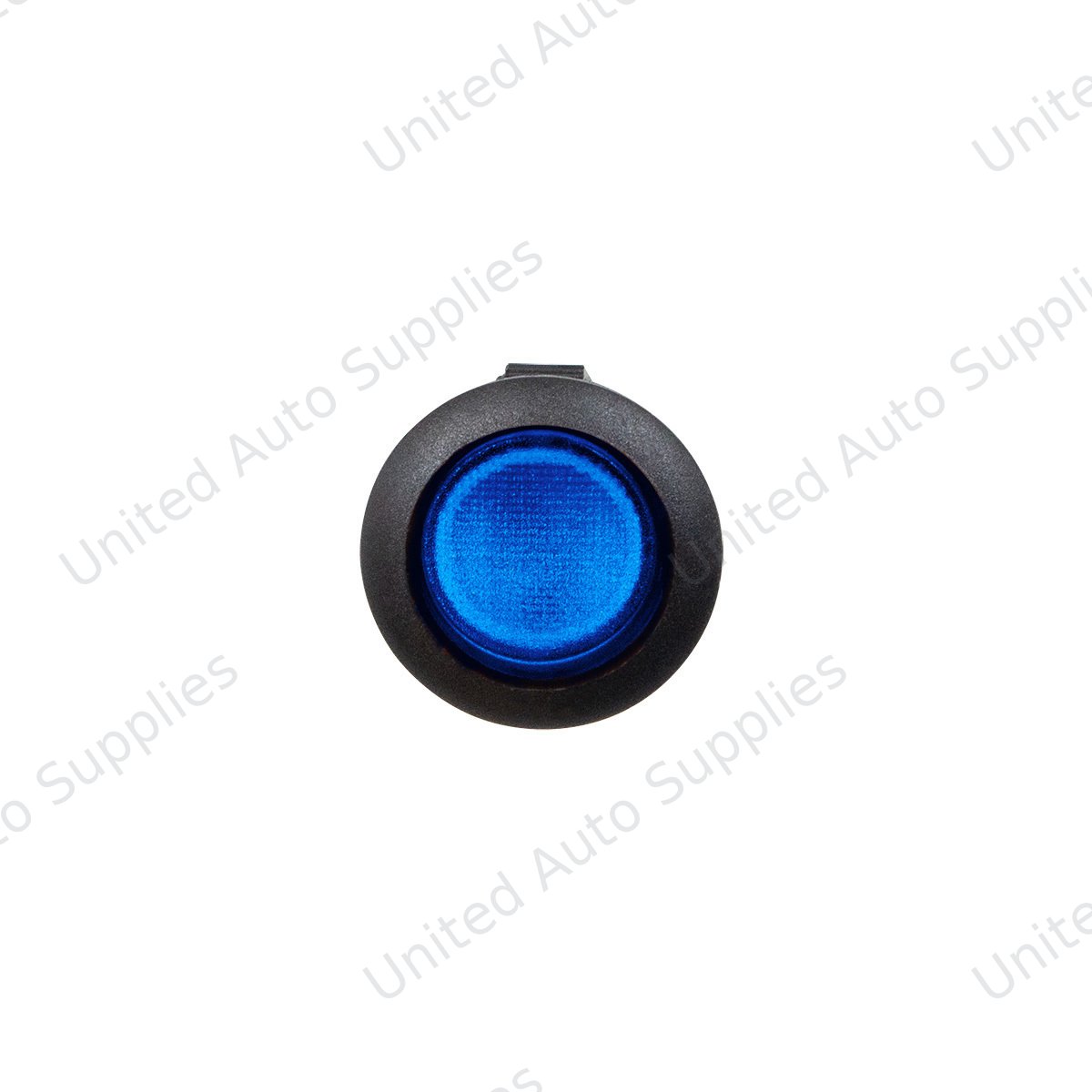 Blue Illum Round Rocker 10 Amp 12V On/Off 1/2" Dia. 1 Pc.