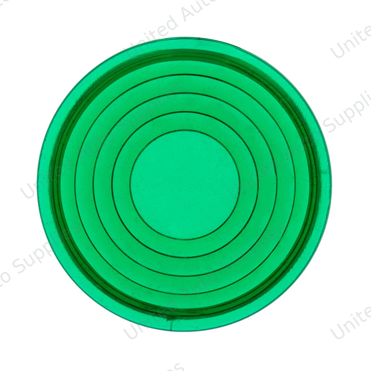 Round Map Light Lens For 2006+ Peterbilt - Green