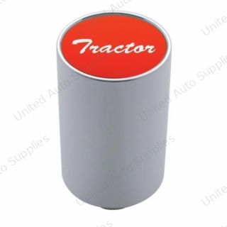 "Tractor" 3" Air Valve Knob - Red Glossy Sticker
