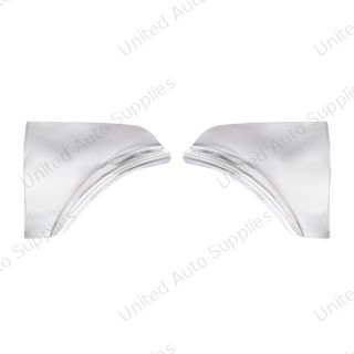 Stainless Steel Fender Skirt Scuff Pads For 1959 Chevy Passenger Car (Pair)