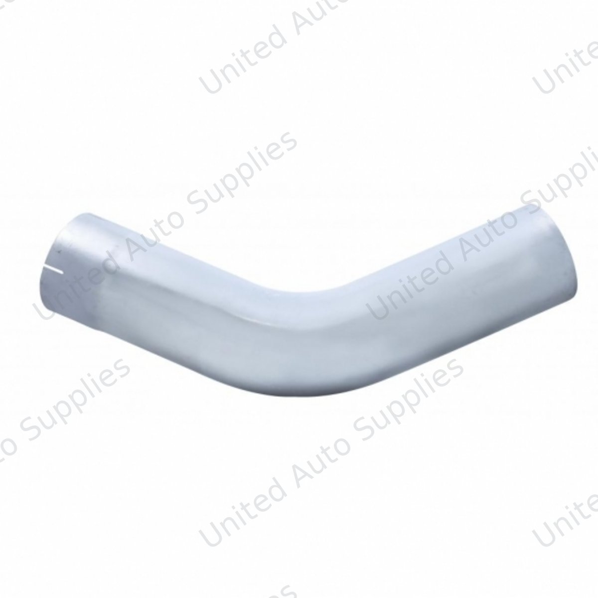 Aluminized 45 Degree Exhaust Expanded Elbow, 6" I.D. To 6" O.D. - 15" X 15"