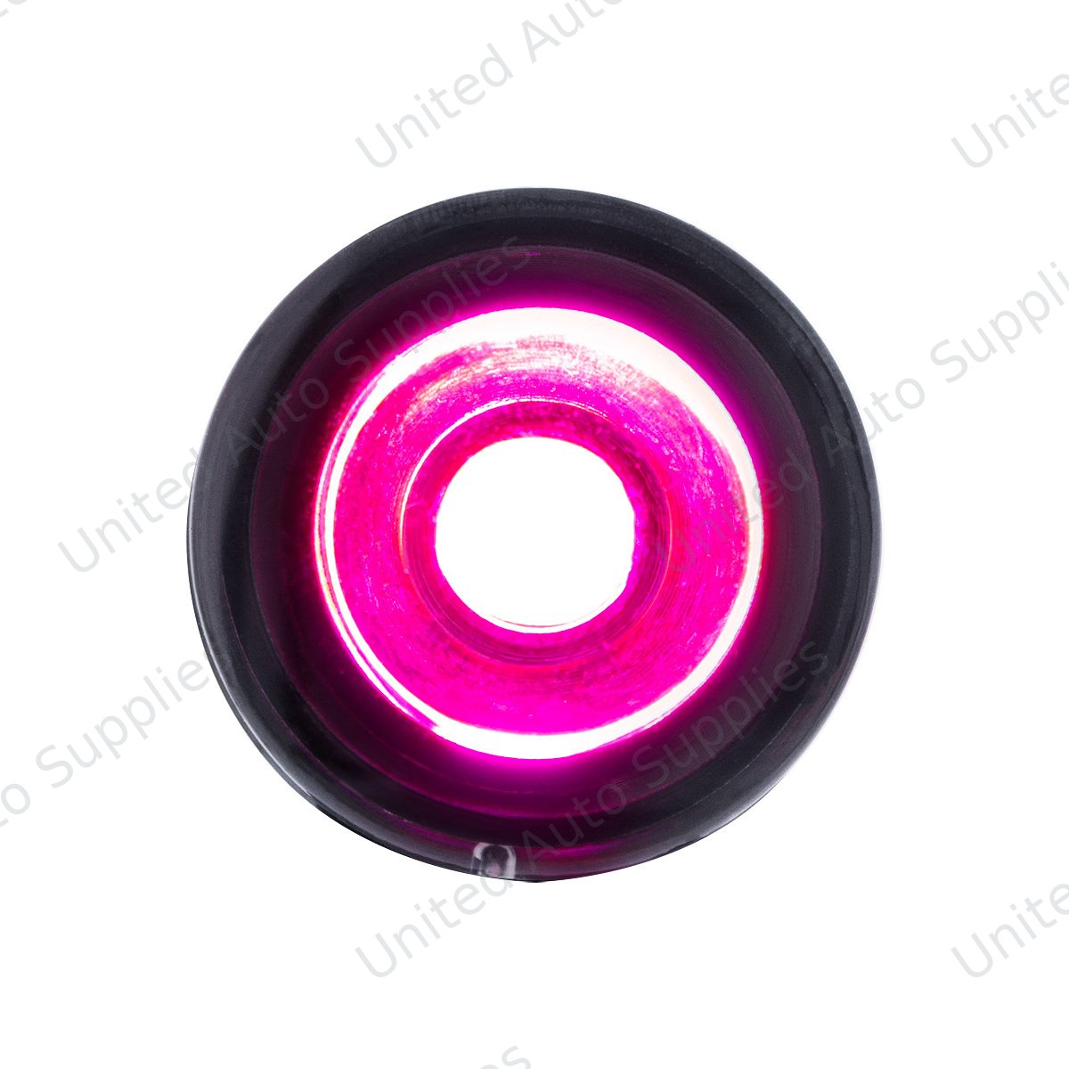 3 High Power LED 1" Clearance/Marker Light-Purple LED/Clear Lens