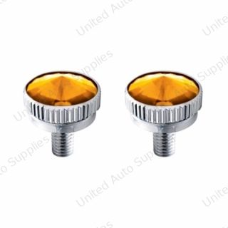 5mm CB Mounting Bolt With Amber Crystal (2-Pack)