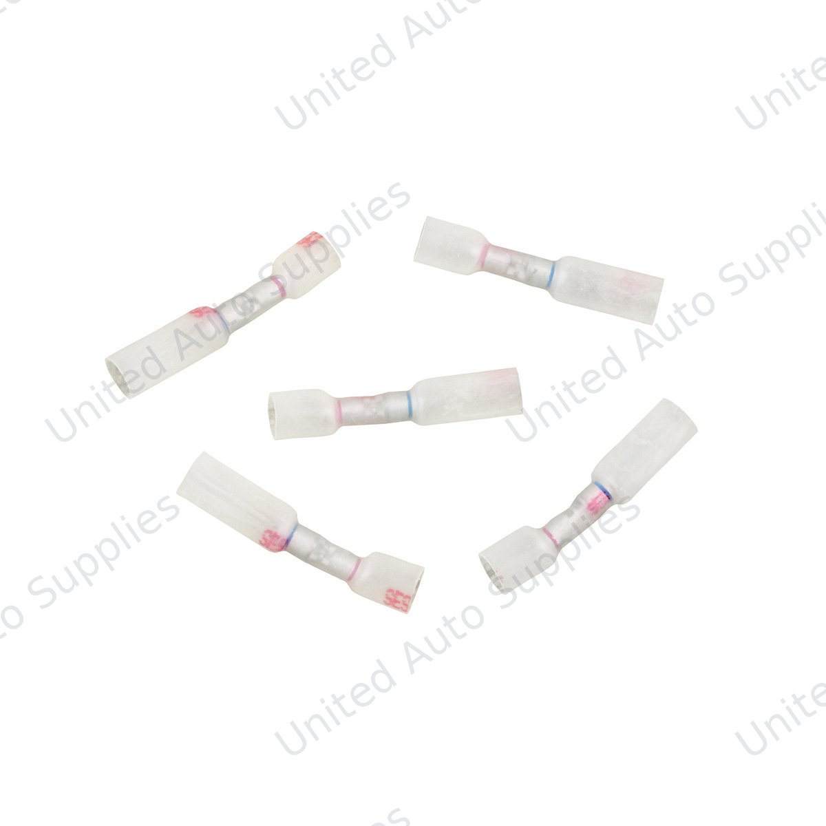 20-18 to 16-14 AWG CS Multi-Wire Heat Shrink Connector - Clear w/ Red Dash (5-Pack)