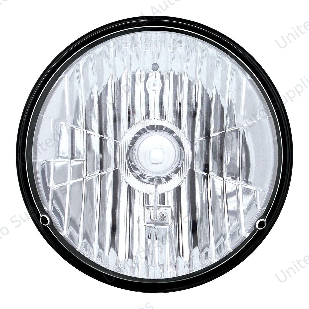 7" Crystal Headlight, Glass Lens