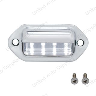 4 White LED Chrome License Plate Light/Utility Light (Bulk)
