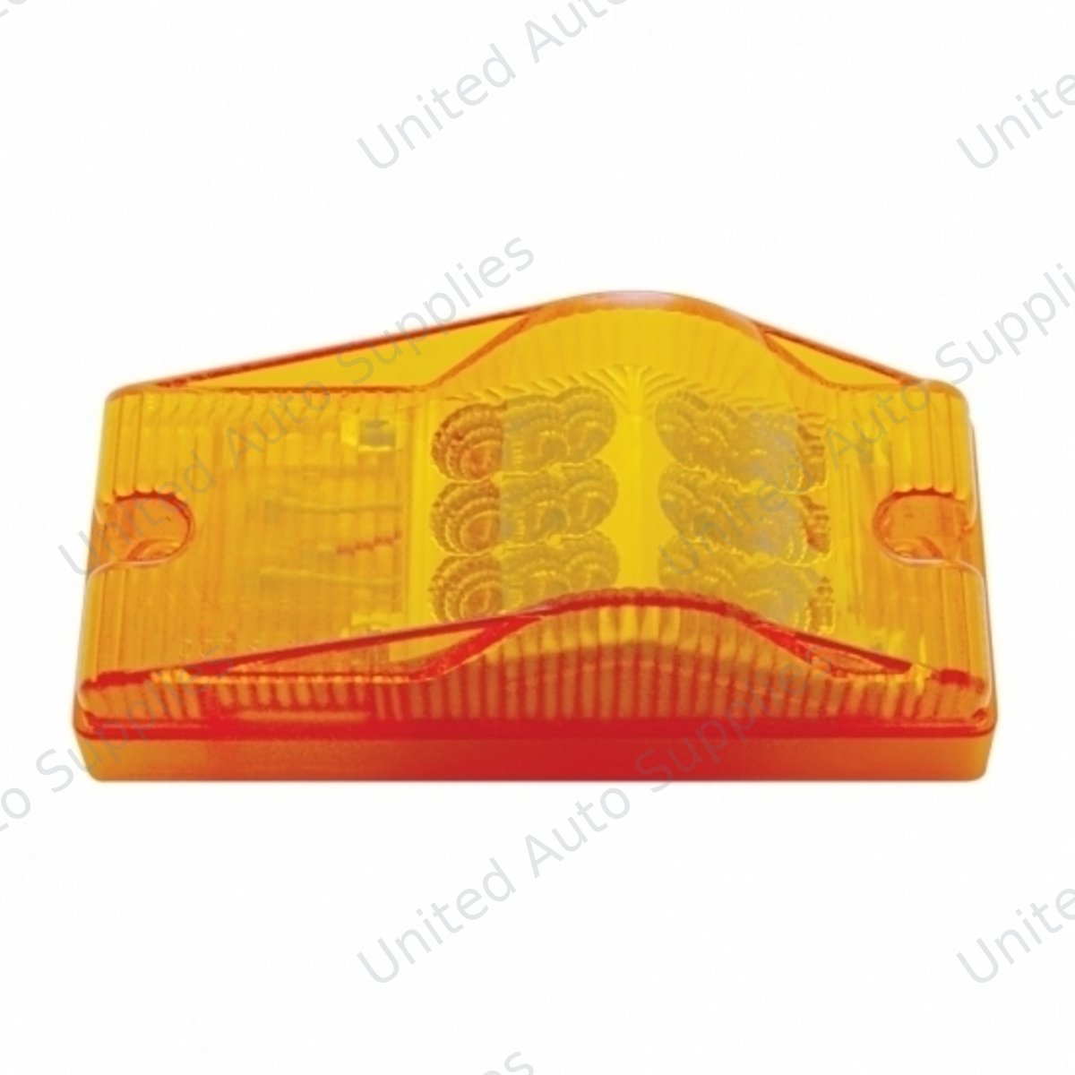 18 LED Reflector Light (Park, Turn & Clearance) - Amber LED/Amber Lens